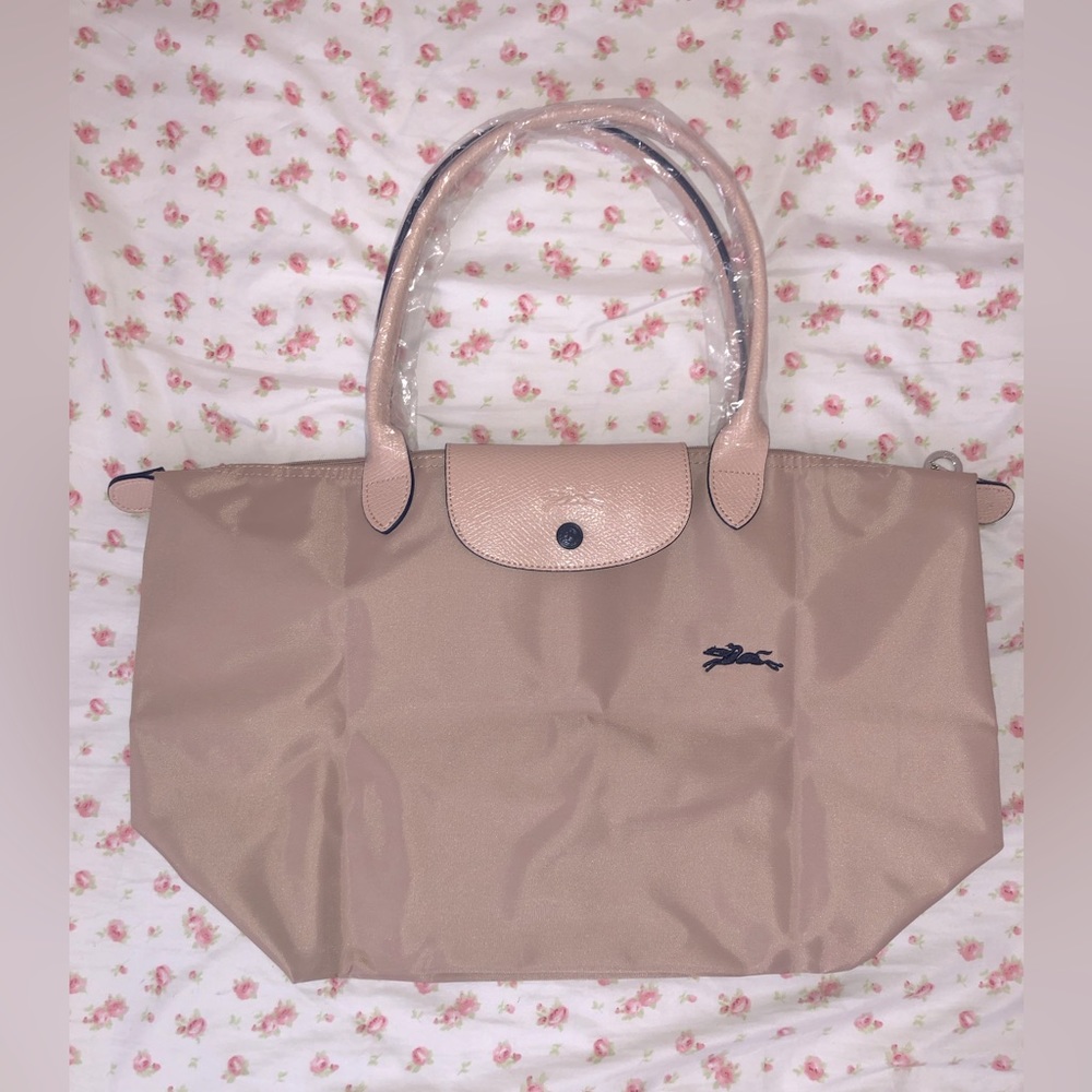 Brand New Longchamp Le Pliage Club Tote Hawthorn Size L with Long Handle